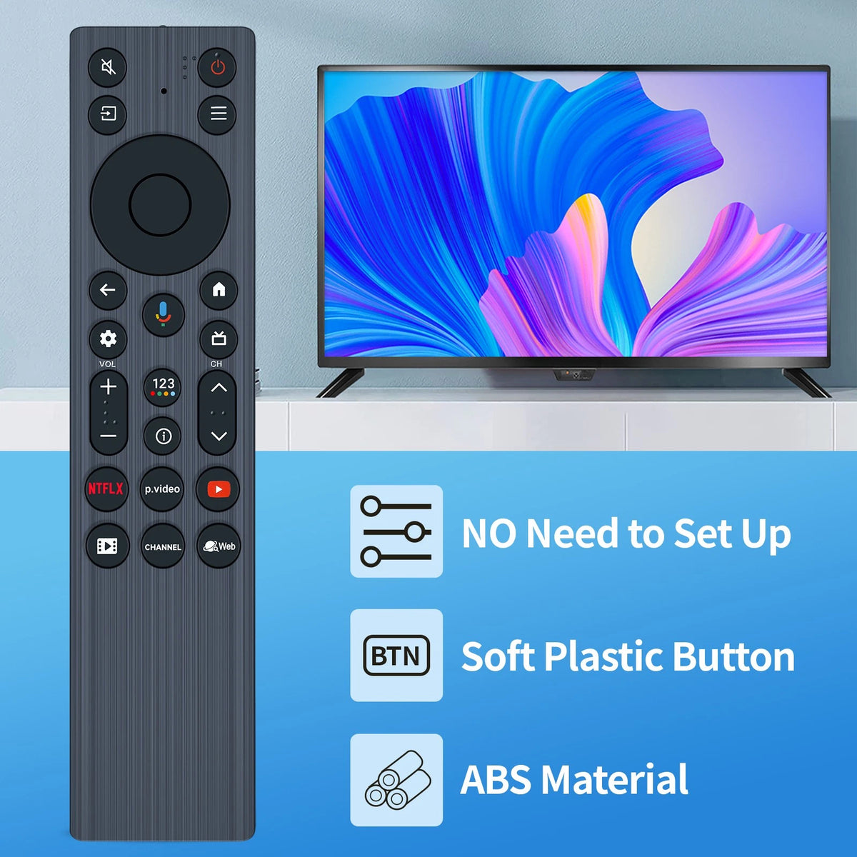 RC813A FMB1 Remote Control For TCL Smart TV 85QM6K 98QM6K without Voice