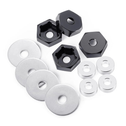 4Pack MORFUM 12mm to 17mm Metal Wheel Hex Adapter Drive Hub Adaptor...