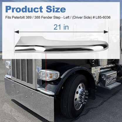 Fits Peterbilt 389 / 388 Fender Step - Left / (Driver Side) # L85-6036