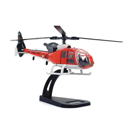 1:100 Diecast Alloy For Aerospatiale Gazelle SA341/342 Helicopter Model Toy