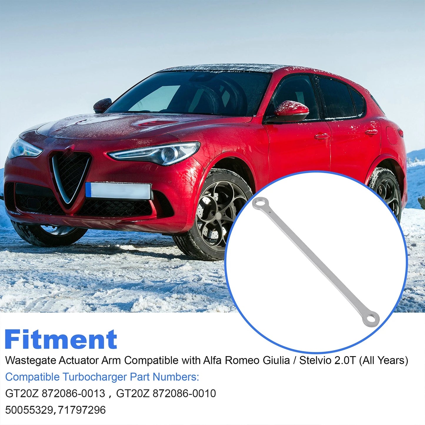 Wastegate Actuator Arm For Alfa Romeo Giulia + Stelvio 2.0T - Resolve one of The