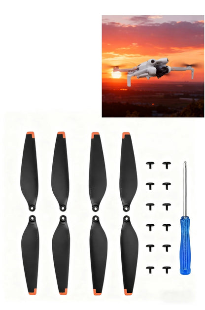 8Pcs Low-Noise Quick-Release Propellers for DJI Mini 4 Pro Propellers, Full...