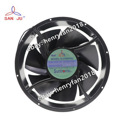 SANJUN Fan SJ2509HA2 AC 220-240V 0.45A 254*254*89MM 2-wires Electric Cabinet Fan