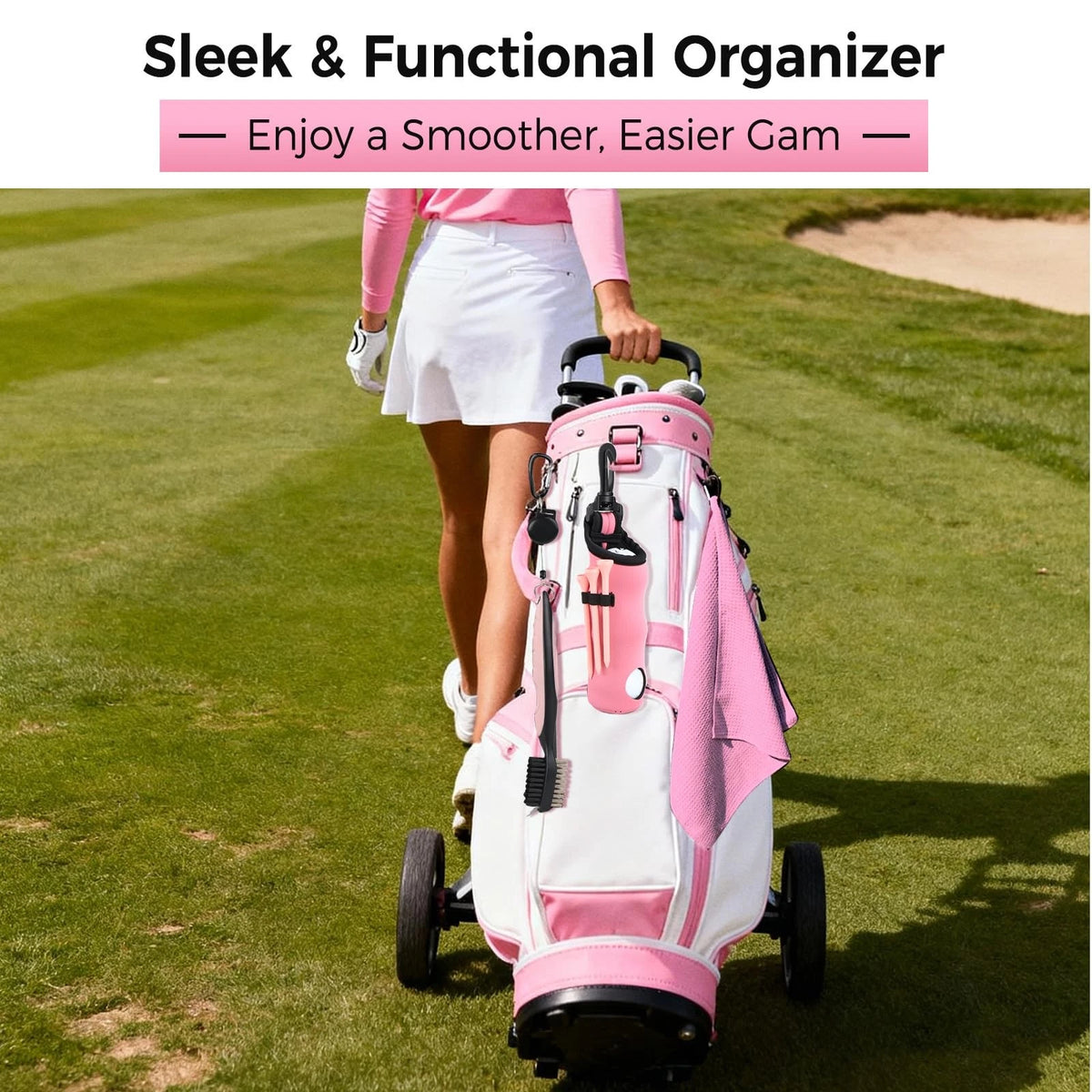 Pink Golf Accessories for Women, Acrylic Paint Ink 16 Pcs