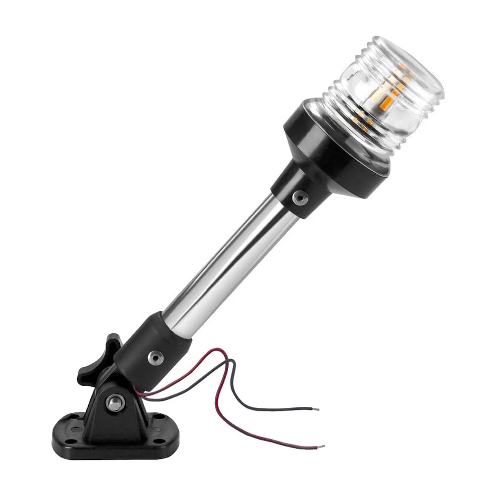 DDL Anchor Light,White LED Stern Light for Boat 3 Nautical Mile 9", 9 Inches