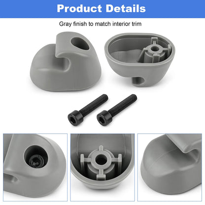 2PCS S16-1023-661 Sunvisor Clip Gray For Kenworth Peterbilt Interior