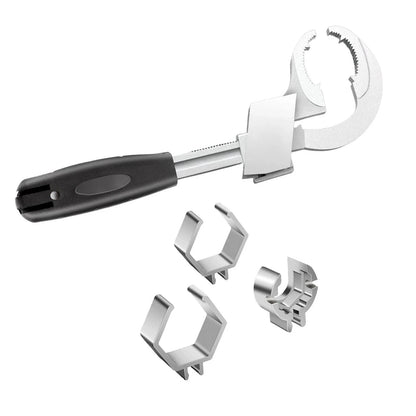 Multi-Function Adjustable Basin Wrench 27-80mm Range For Faucet Shower Repair
