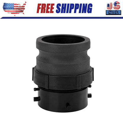 360785 Waste Master RV Sewer Hose Male Bayonet Fitting Converter , Black