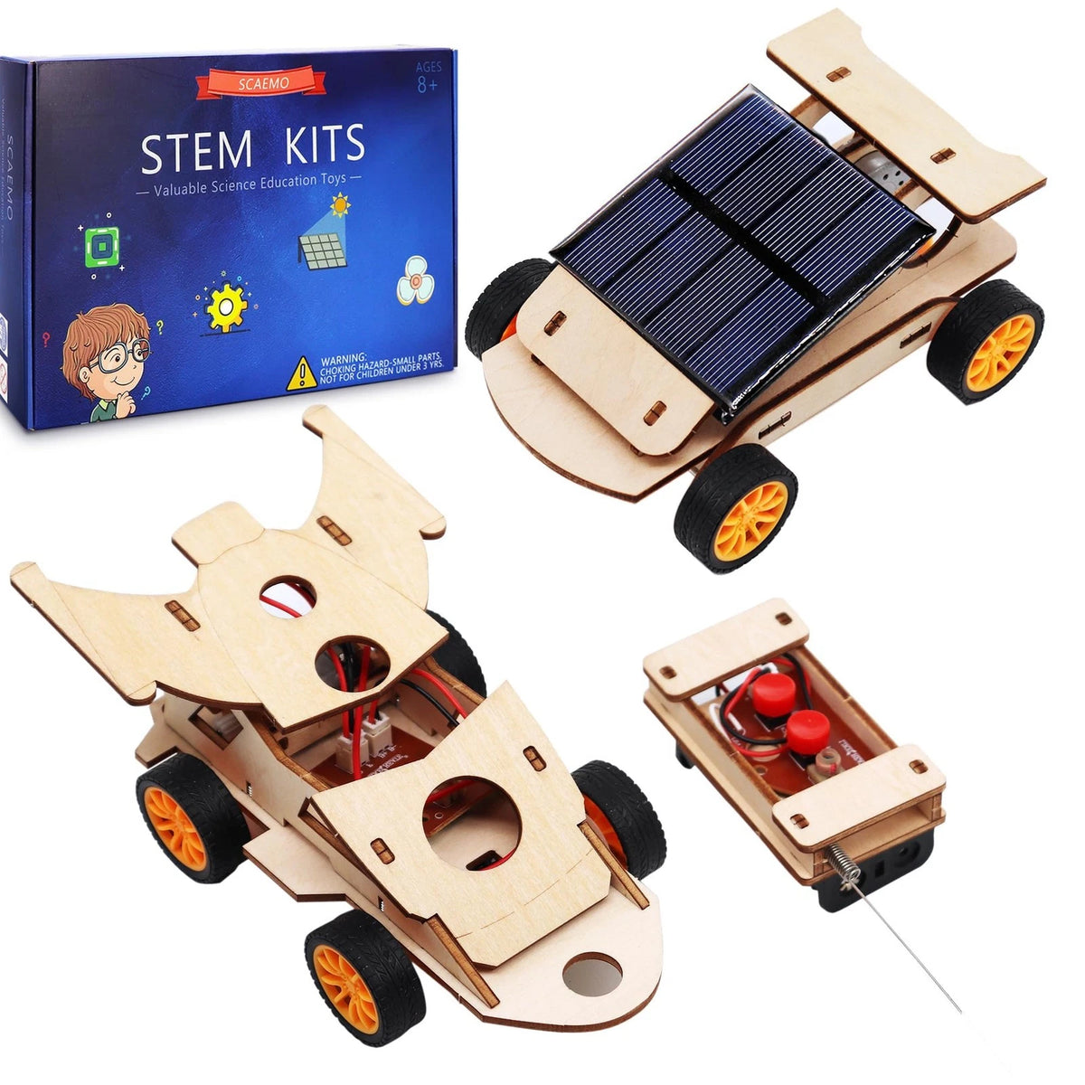 DIY RC Car Kit, Build Your Own Solar - Stem 5.9 x 8.3 x 1.6 inches
