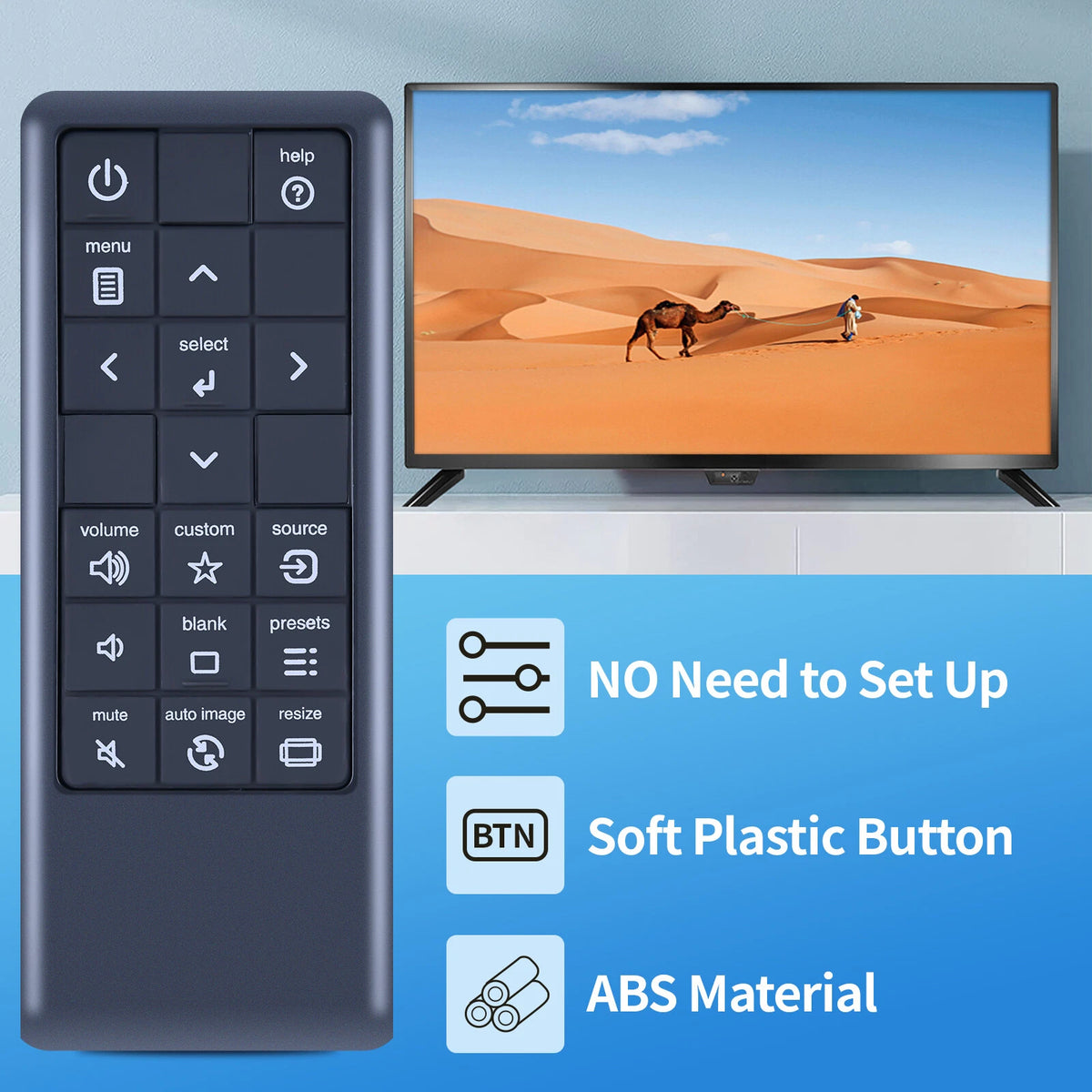 HW-NAVIGATOR-3 Remote Control For InFocus Projector IN112 IN114 W240 W260