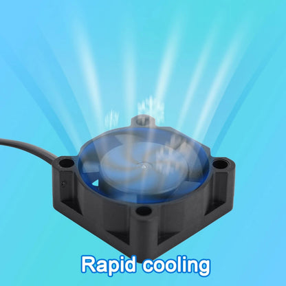 2pcs Extruder Hotend Cooling Fans for Bambu Lab P1P/P1S 3D Printer, black
