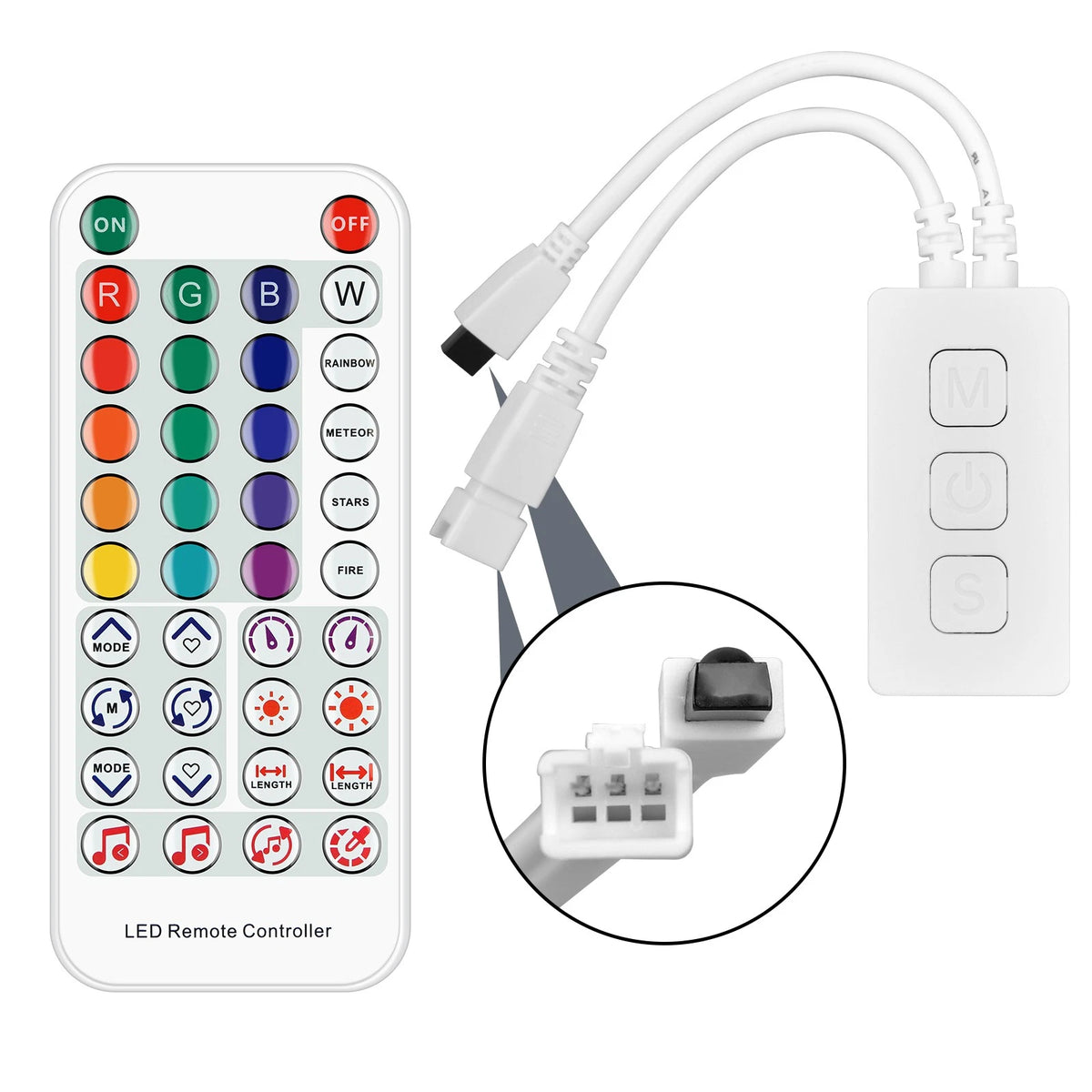 SP611E LED Remote Controller For WS2812B WS2811 SK6812 WS2812 LED Pixel String