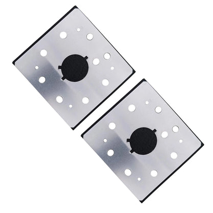 2PCS 1/4" Square 10 Holes Sander Disc and Backing Plate For Dewalt DW411 BD5000