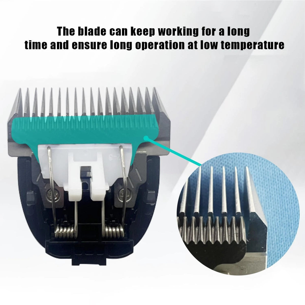 bulu 1Pack Flash Clipper Professional Detachable Replacement 5F, black