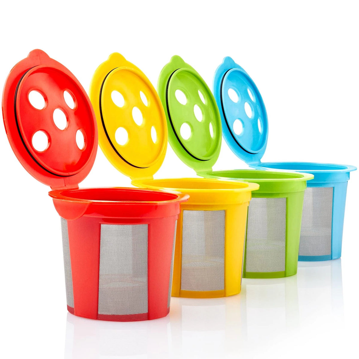 4 Reusable K Cups for Keurig K Supreme, K Supreme Plus, K Slim with...