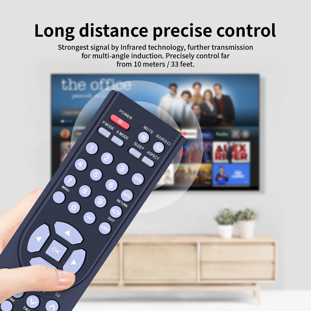Remote Control For Proscan PLED2435A-B PLCD1526A PLED3792A PLED1962A PLED2402A