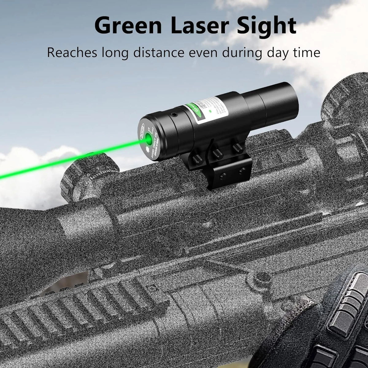 MidTen 4-16x50 AO Hunting Rifle Scope Dual Illuminated Optics & Green