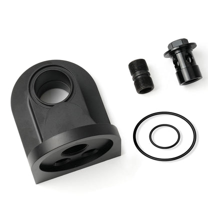 M-6880-B50 90 Degree Billet Oil Filter Adapter for 1965-1995 Ford Mustang
