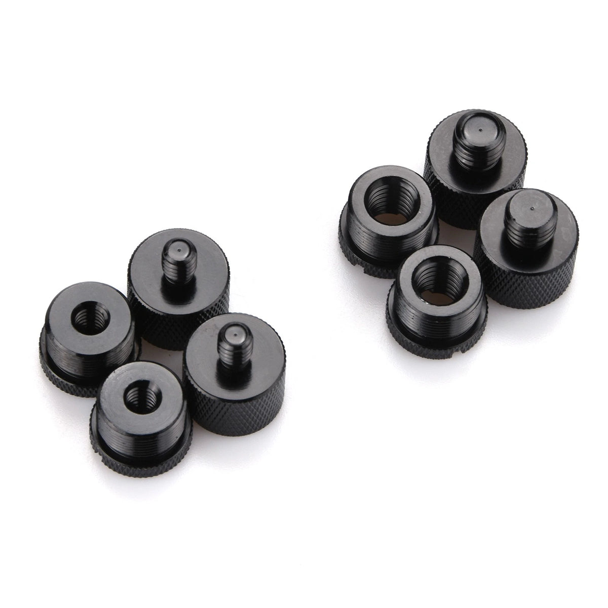 5/8 Female To 3/8 Male,1/4 Female To 5/8 Male Mic Thread Screw Adapter Kits 8*