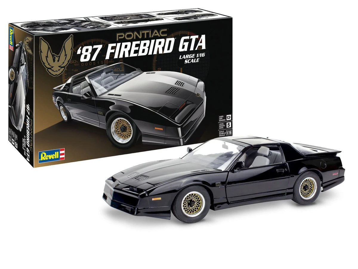 Revell 14535 '87 Pontiac Firebird GTA 1:16 Scale 144-Piece Skill Large, White