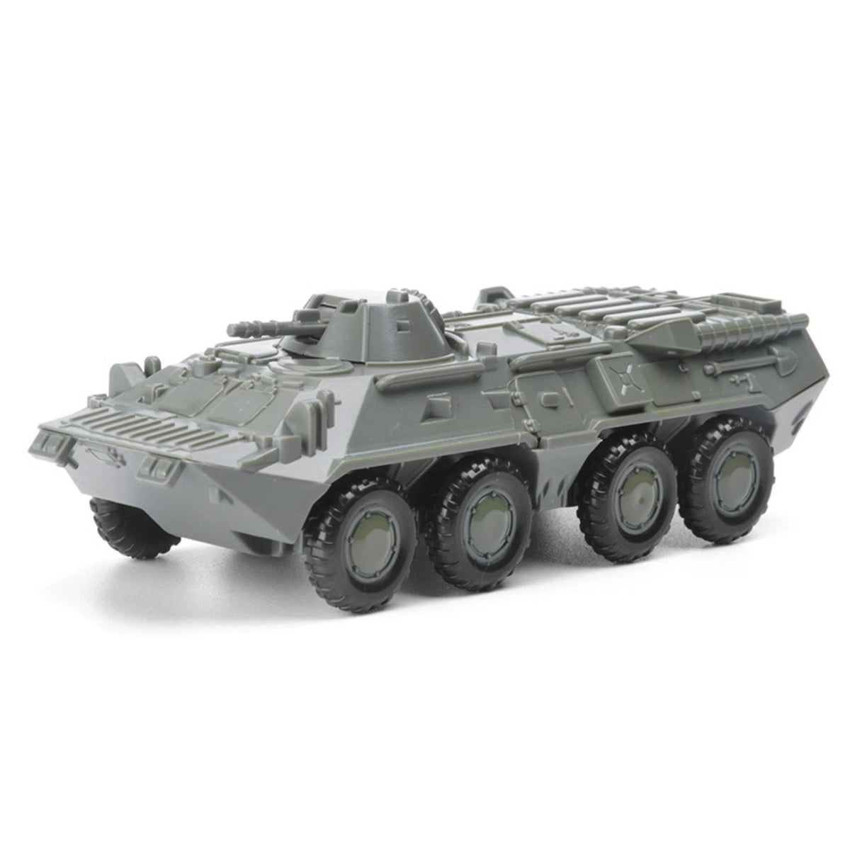 1:72 Plastic Movable BTR-80 Wheeled Armored Vehicle Model Kit Christmas Gifts