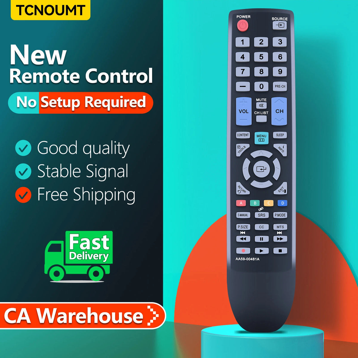 AA59-00481A Remote Control For Samsung TV LN26D450G1D LN32D430G3D LN37D550K1F