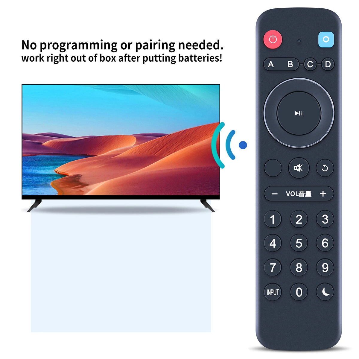 Replace Remote Control For Adcom GFP-710 2-Channel Analog Stereo Preamplifier