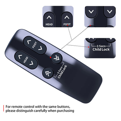 For Linak Adjustable bed base Remote Control HC12BL0011-02 HC10BL