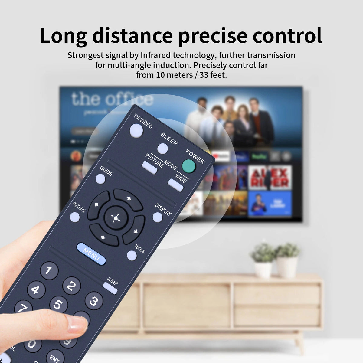 RM-YD021 Remote Control For Sony TV KDL-26ML130 KDL-26M3000 KDL-32M3000