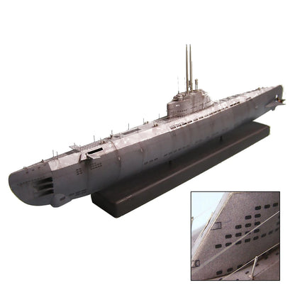 35cm 1:200 U-2536 U-boot Type XXI Submarine Paper Model Set DIY Model Kits