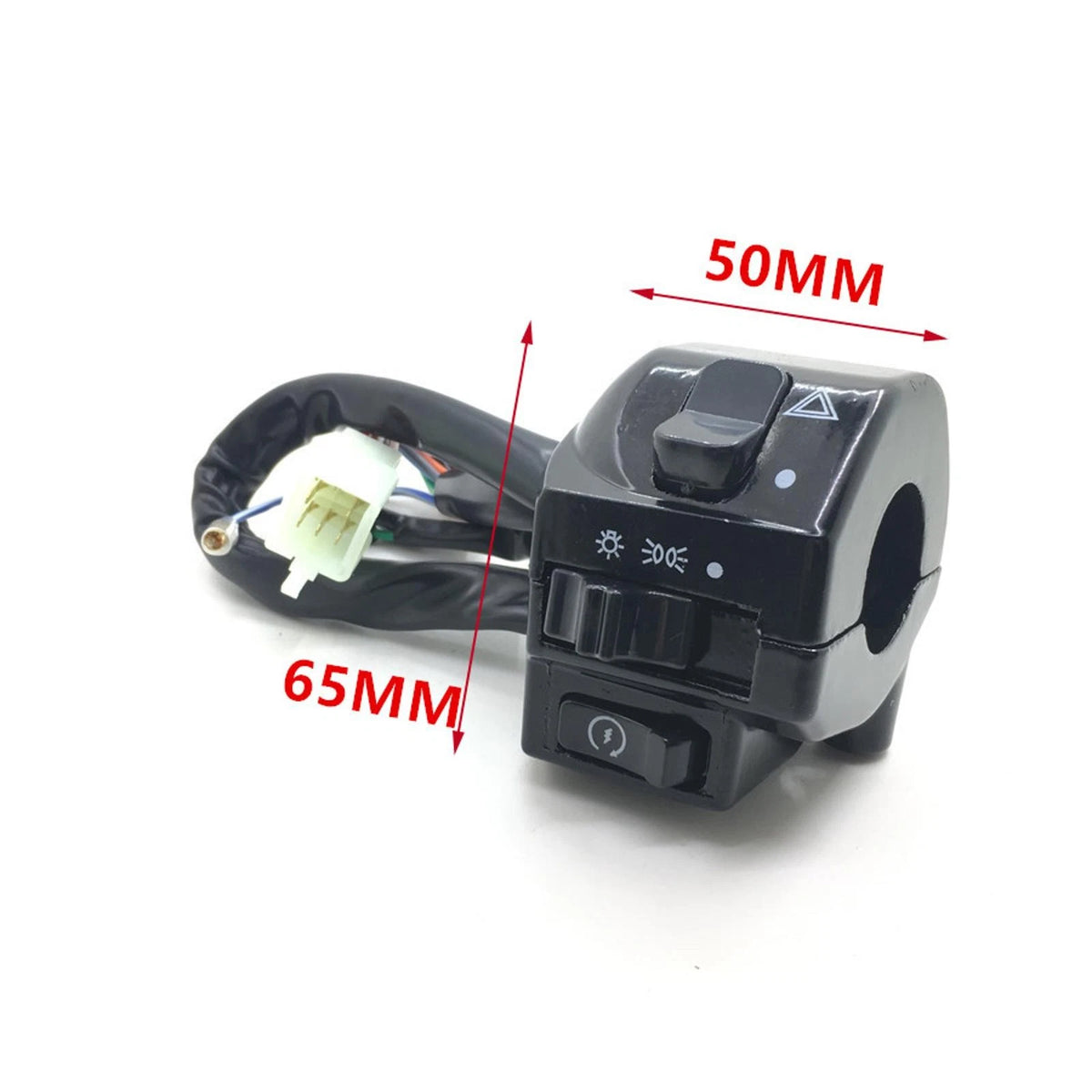 Aluminum Universal E-Bike Motorcycle Handle Bar Switch Button Control 22mm 7/8"