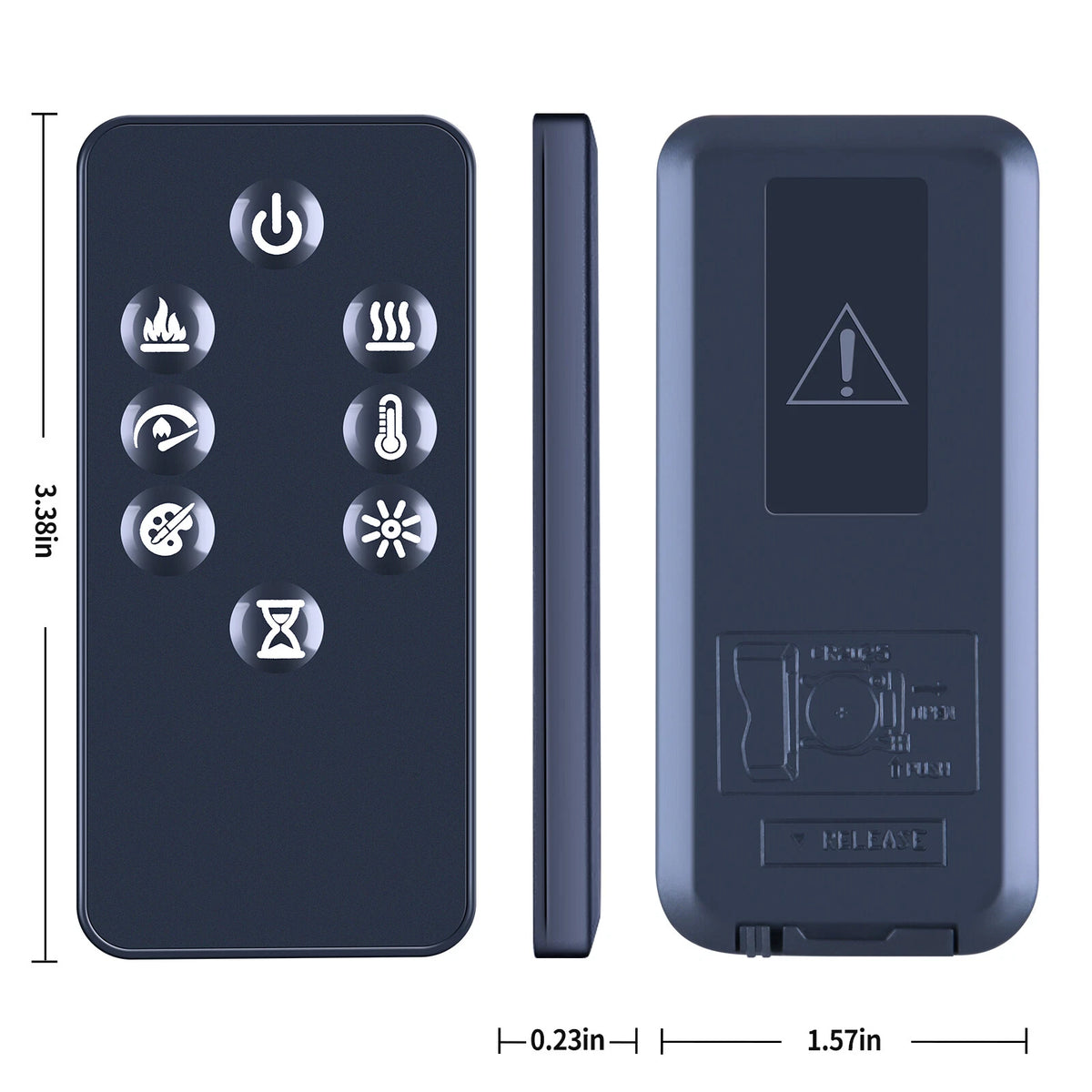 Replacement Remote Control For Dimplex Multi-Fire Plug-in Electric Firebox -
