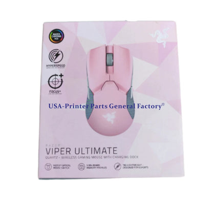 For Pink Razer Viper Ultimate Wireless Gaming Mouse With Charging Dock Mouse 20K