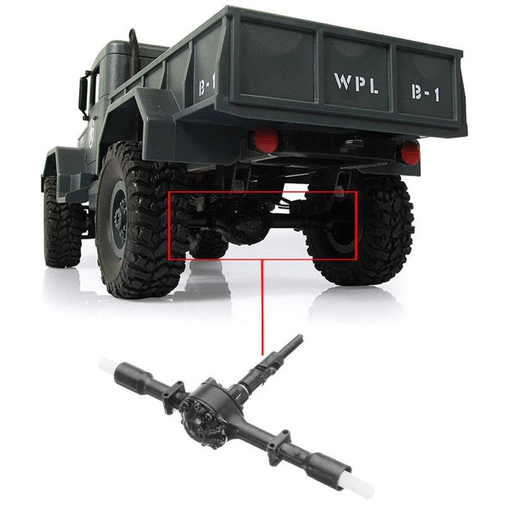 Rear Bridge Axle 1/16 Military Truck Upgrade Part Kit For WPL B-14/24 14K 24K g
