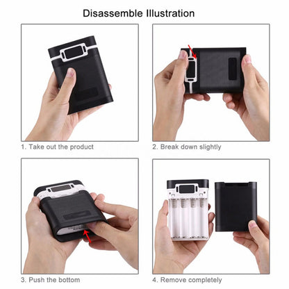 Dual USB Ports 5V/2.5A Portable Power Bank Case Housing With Charging Module