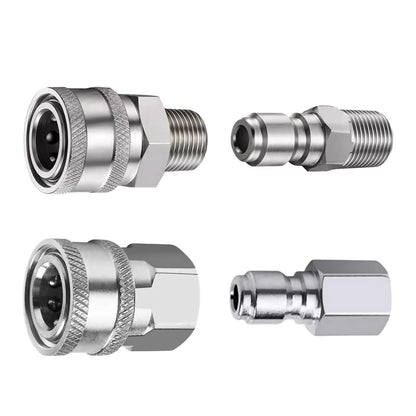 4pcs pressure washer adapter kit With a maximum working pressure of 5000 PSI