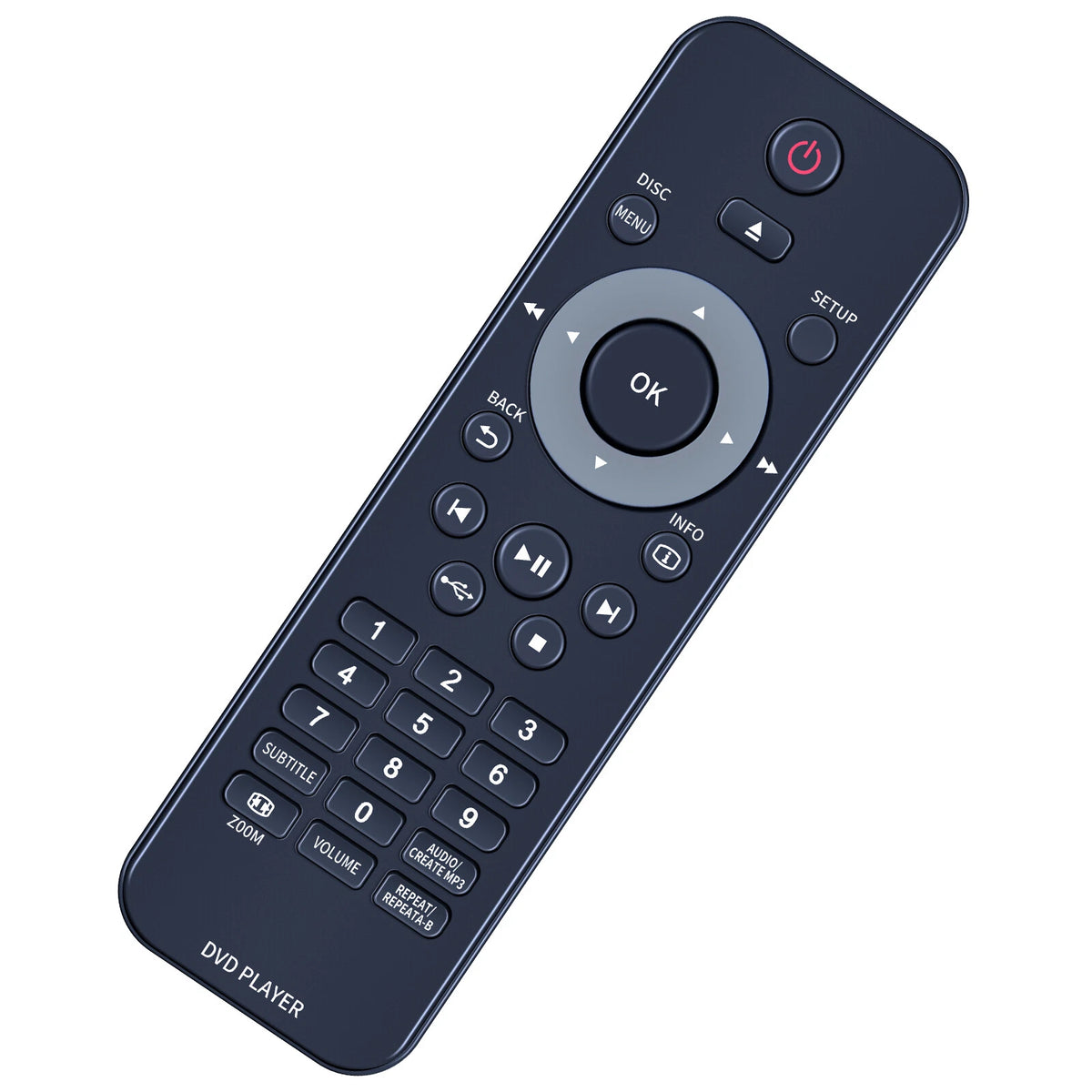 Remote Control For Philips DVP3520K DVP3560K DVP3962 DVP3980 DVP3982 DVD Player
