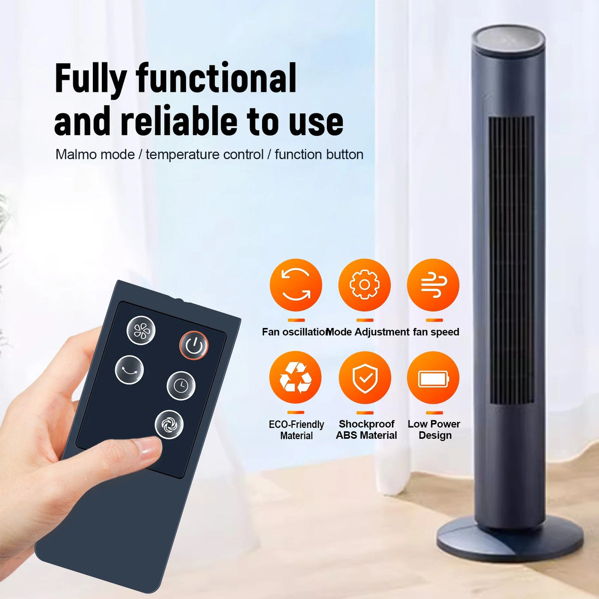 Remote Control For Senville SENTF-19JRA,Amazon Basics FZ10-9LR,BLACK+DECKER