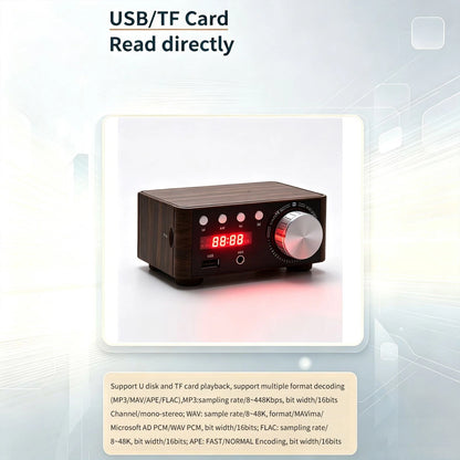 DC 9V-24V Bluetooth 5.0 Audio Amplifier Class D Stereo 80W+80W Audio Amplifier*