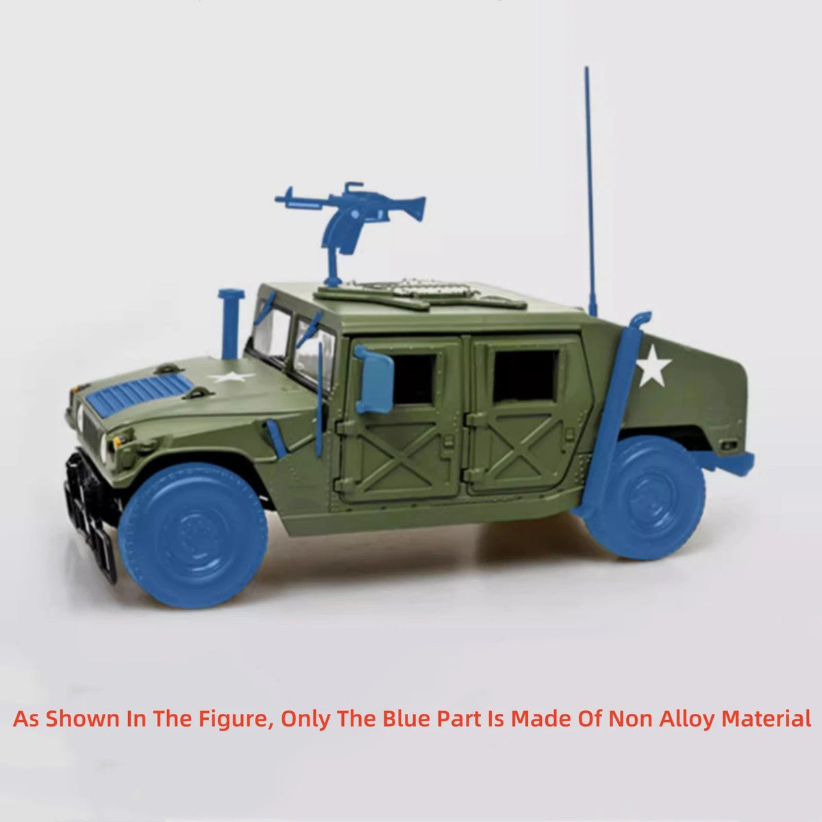 24cm Diecast Alloy 1/18 For Hummer Hmmwv Battlefield Vehicle Model Craft