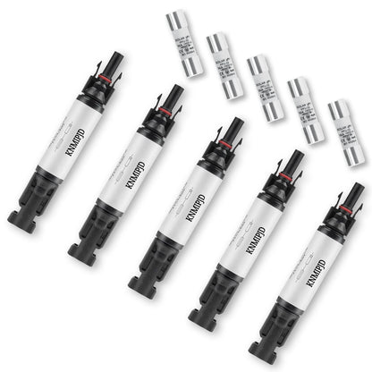 KNMIPJD Solar Fuse Holder 15Amp 1000V Panel 5PCS 15A mc4