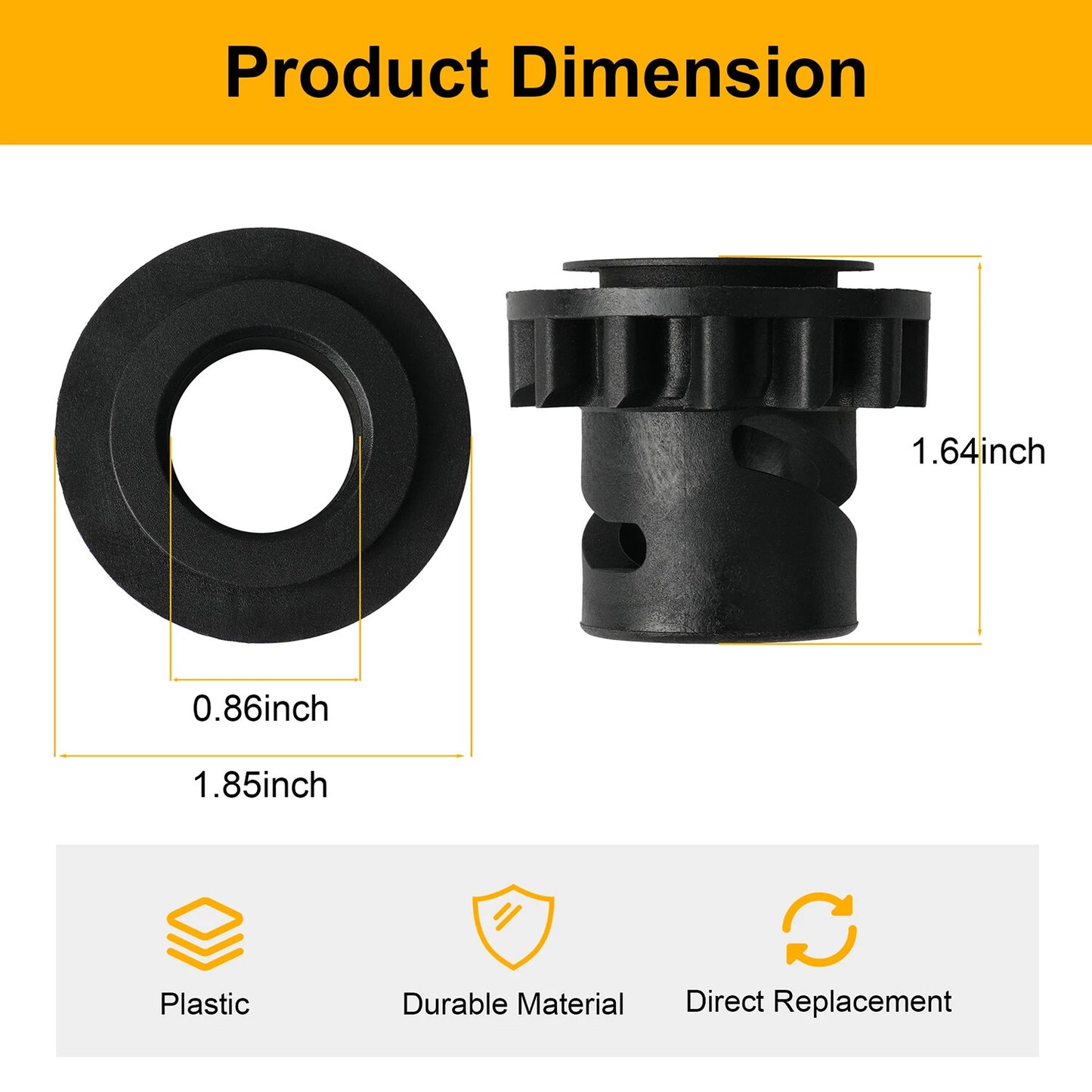 Pinion Gear For Johnson Evinrude Outboard 6HP 7.5HP 8HP 1968-1990 0318447