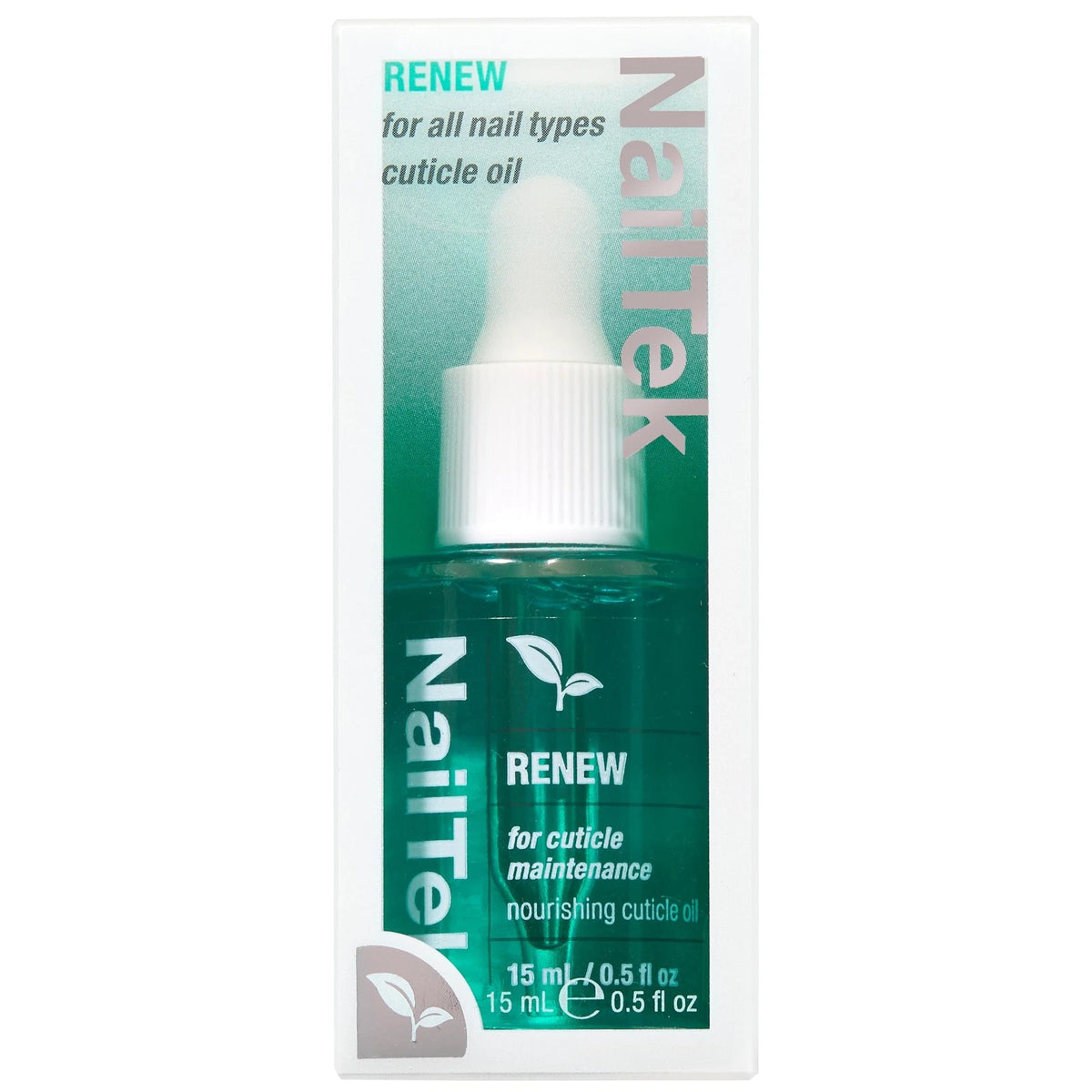 Nail Tek Re Cuticle Oil – Nourishing & 0.5 Fl Oz (Pack of 1), Clear