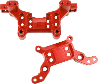 Aluminum Front & Rear Shock Tower 16170 & 16180 Spare Parts for H16GT Red