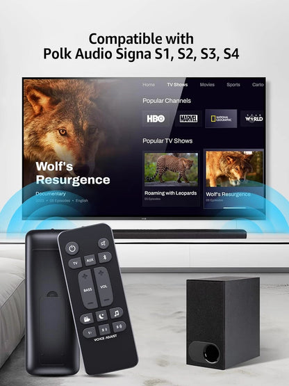 Remote Control For Polk Audio Signa S1, AM6214-A Signa S2,Signa S3,Signa S4