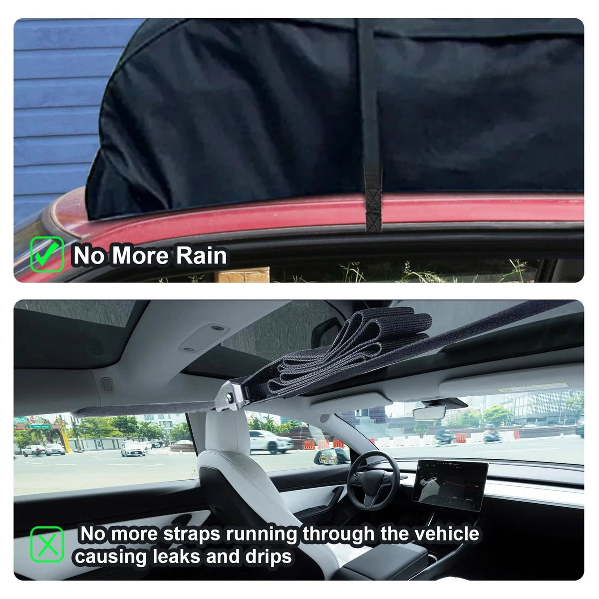 6pcs Rooftop Cargo Tie Down Hook Straps, Car Roof Carrier Door Hooks...