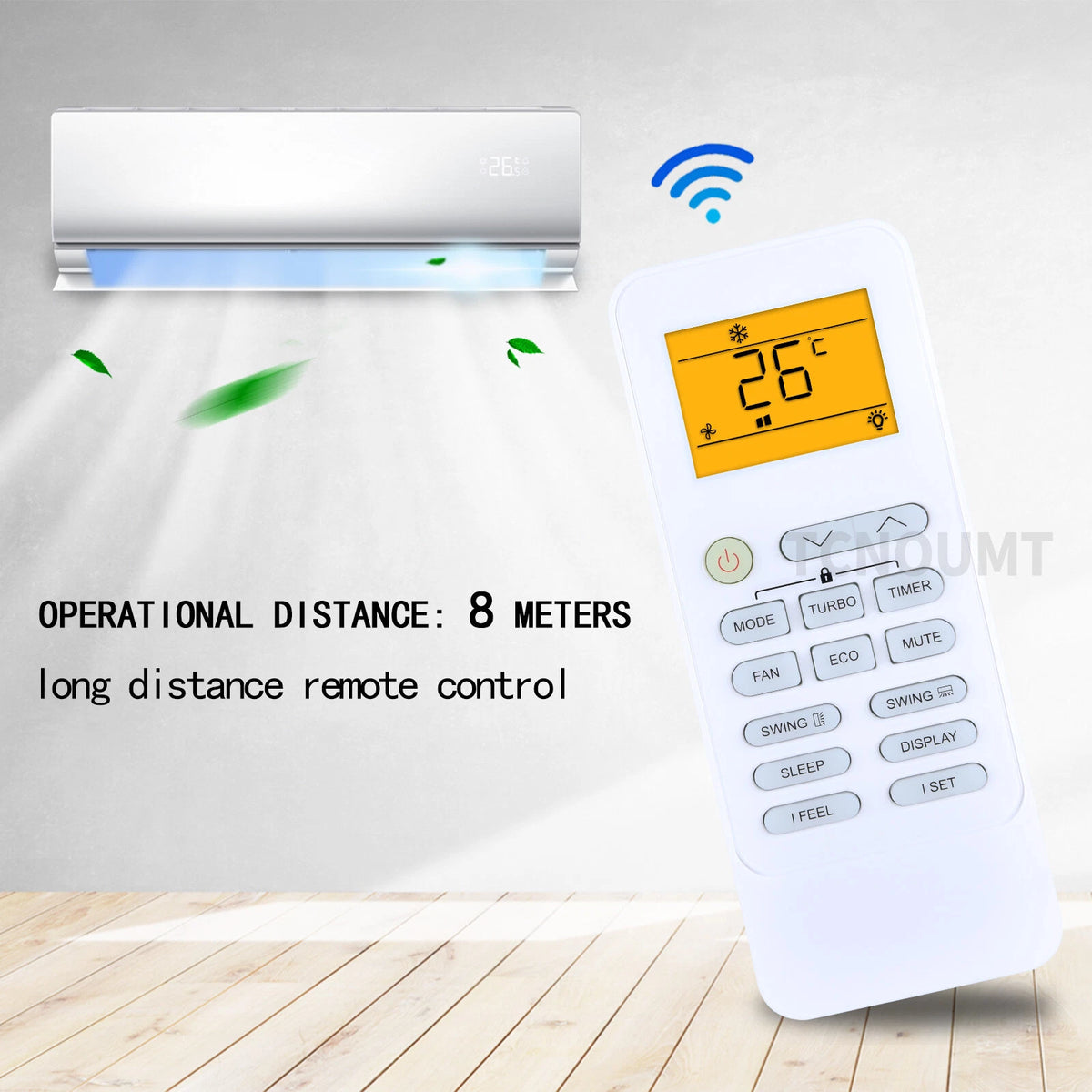 Air Conditioning Remote Control For TCL 190424(XHY-S) With backlight