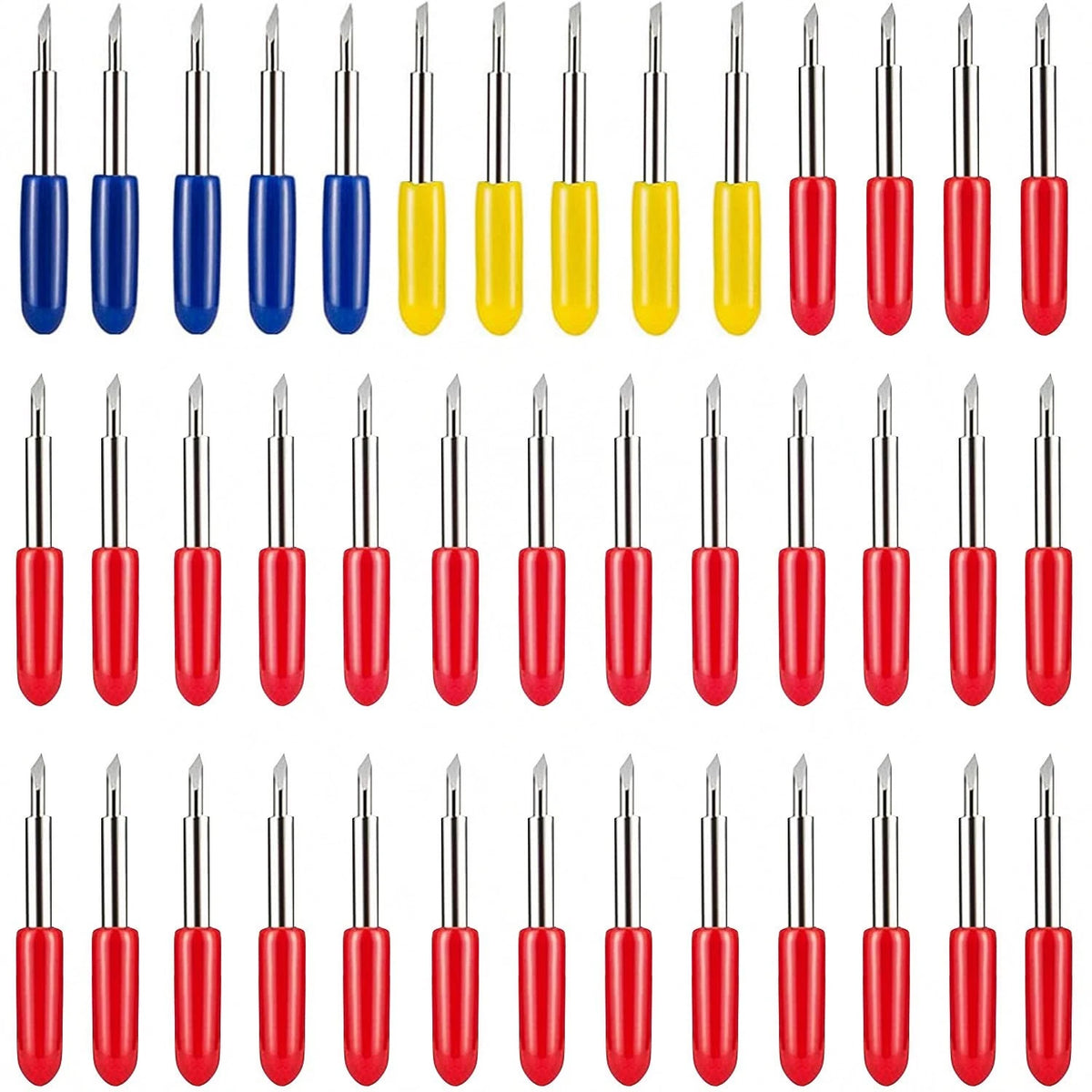 50Pcs 30°-60° Tungsten Steel Carbide Blade Roland Lettering Polished Kit