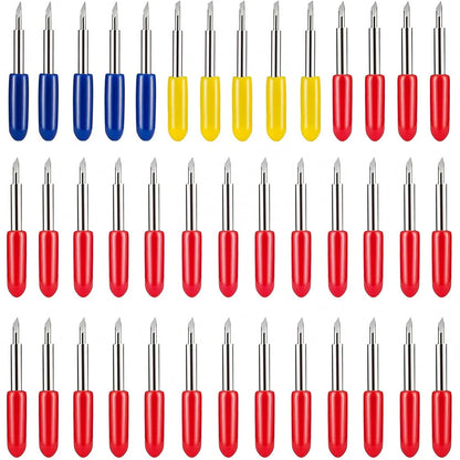 50Pcs 30°-60° Tungsten Steel Carbide Blade Roland Lettering Polished Kit