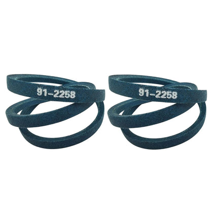 (2pack) 91-2258 Belt for Toro 20001, 20041, 20070, 20051 3/8"x35"